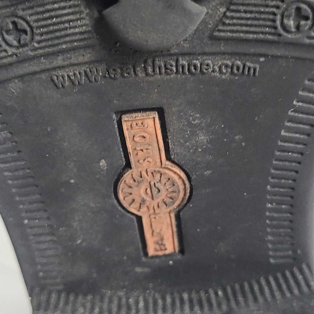 EARTH SHOE CHACO BLACK LEATHER SHOES 10.5W LACE UP - Picture 14 of 16